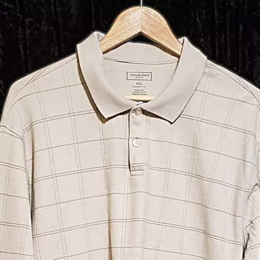 Van Heusen long sleeve polo size XXL
